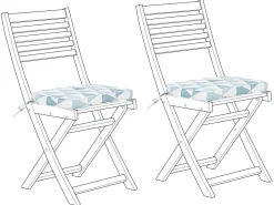Set di 2 cuscini per sedie FIJI 29 x 38 cm Blu