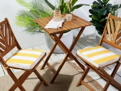 Set di 2 cuscini per sedie TERNI 37 x 34 cm Giallo