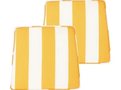 Set di 2 cuscini per sedie TERNI 37 x 34 cm Giallo