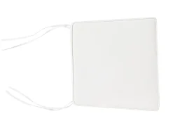 Set di 2 cuscini per sedie TERNI 37 x 34 cm Bianco sporco