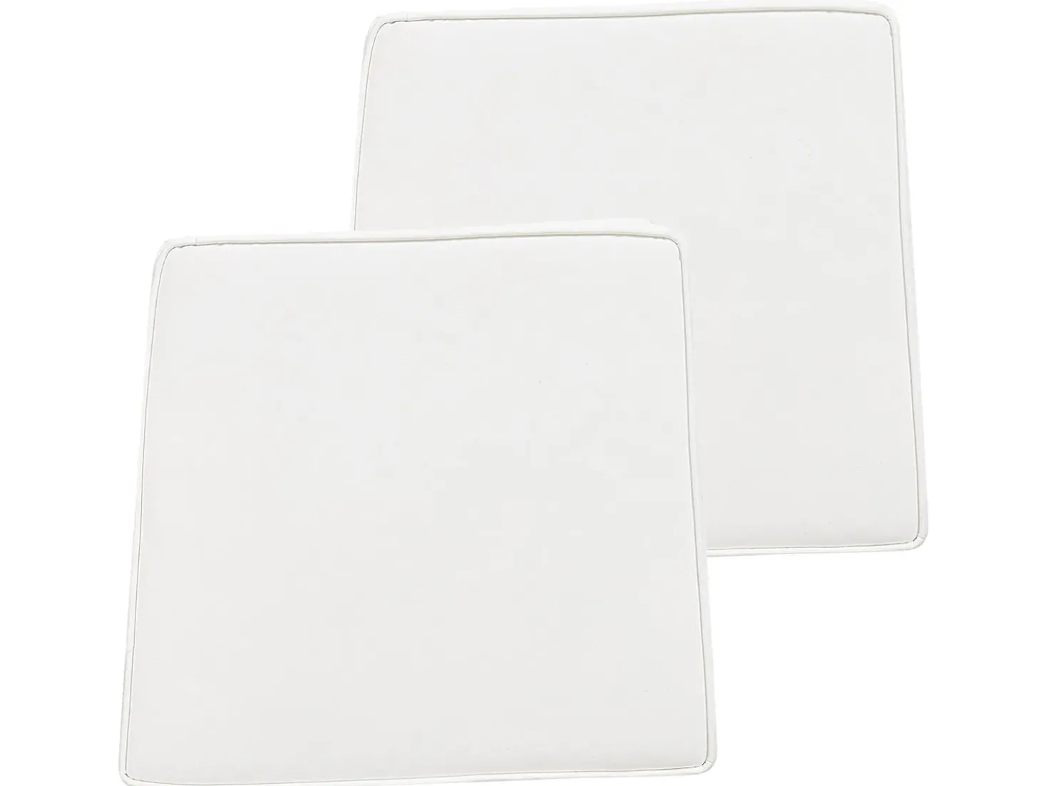 Set di 2 cuscini per sedie TERNI 37 x 34 cm Bianco sporco