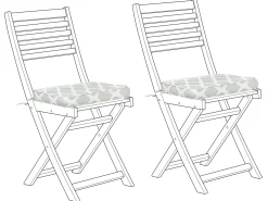 Set di 2 cuscini per sedie FIJI 29 x 38 cm Verde menta