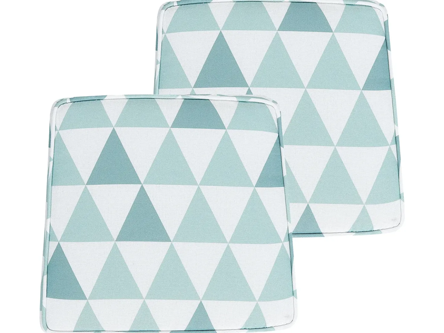 Set di 2 cuscini per sedie TERNI 37 x 34 cm Azzurro