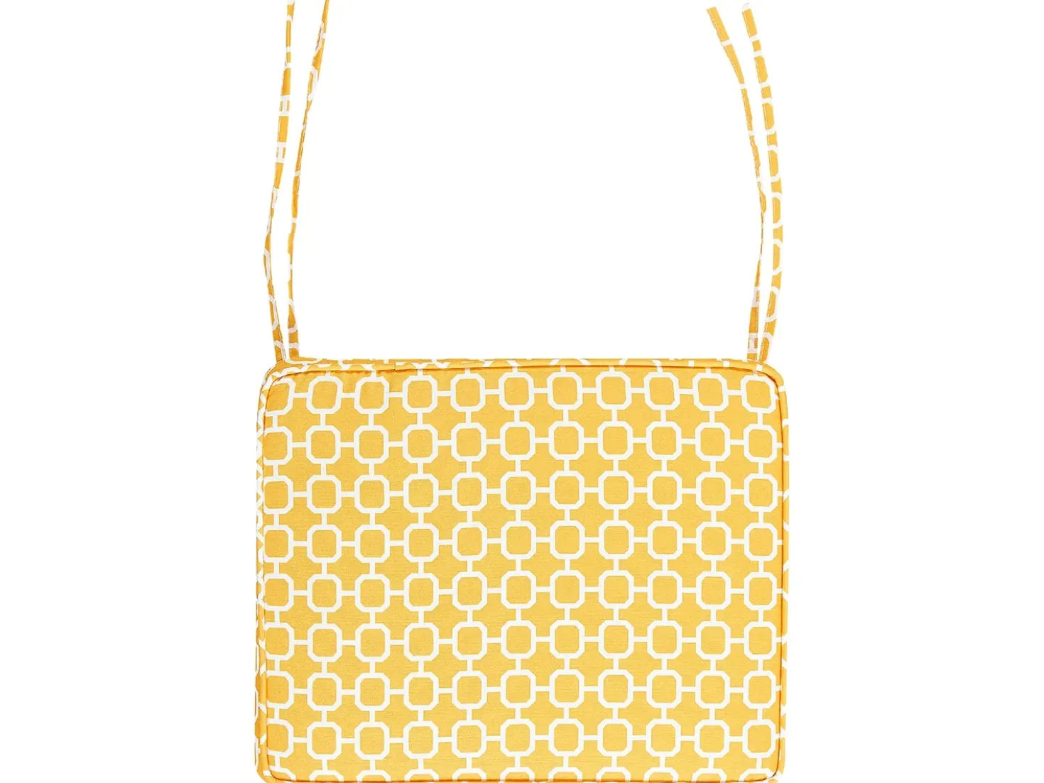 Set di 6 cuscini per sedie TOLVE 39 x 31 cm Giallo