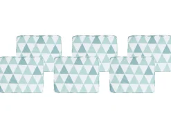 Set di 6 cuscini per sedie TOLVE 39 x 31 cm Azzurro