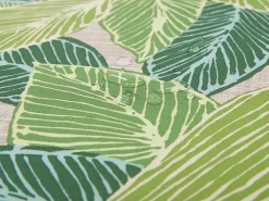 Set di 8 cuscini per sedie SASSARI 46 x 46 cm Verde chiaro