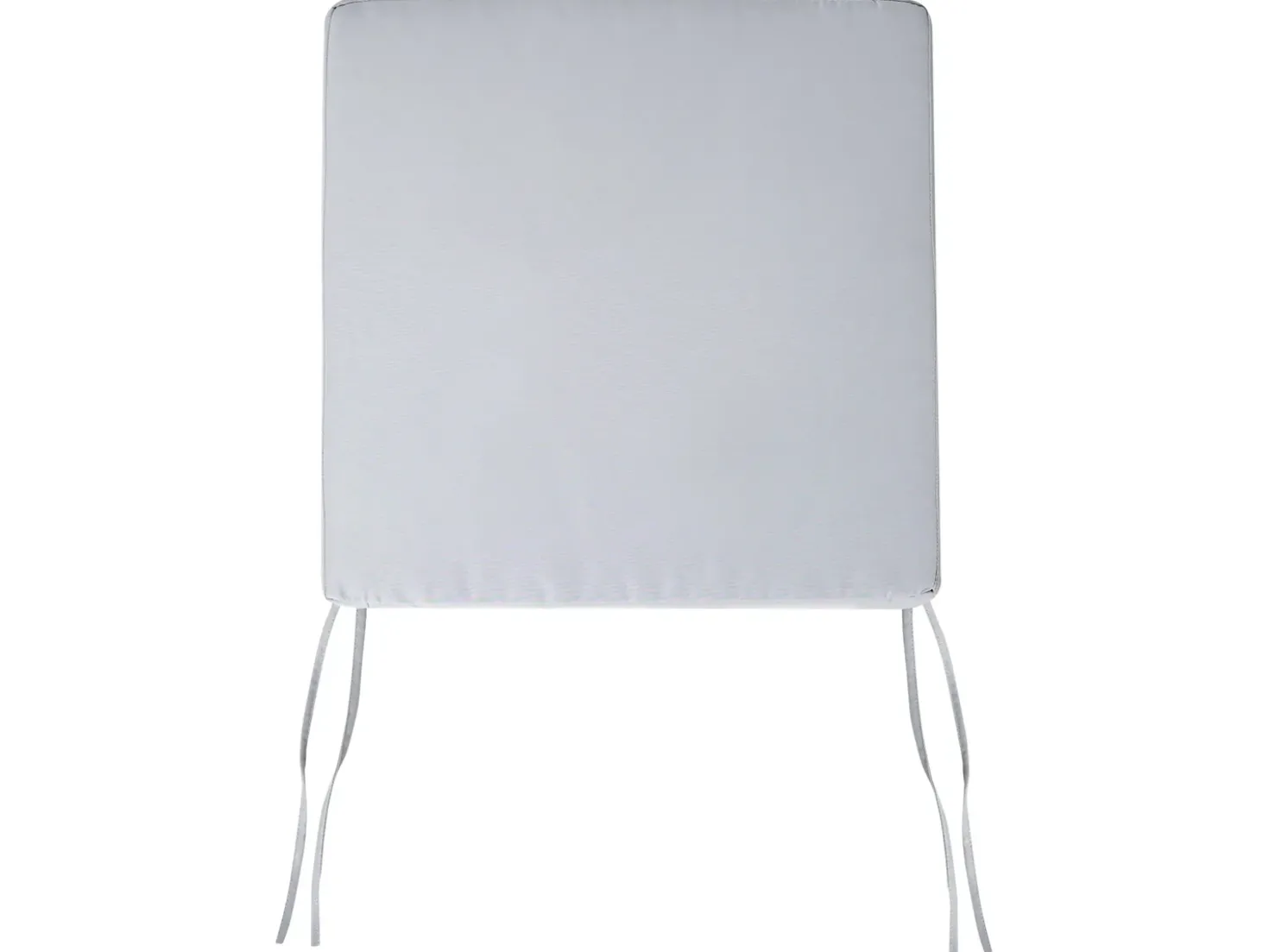 Set di 8 cuscini per sedie SASSARI PREMIUM 46 x 46 cm Grigio chiaro