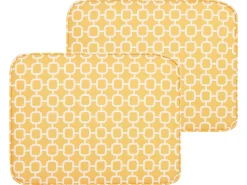 Set di 2 cuscini per sedie FIJI 29 x 38 cm Giallo