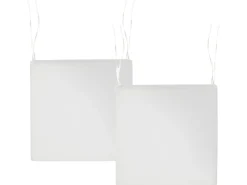 Set di 2 cuscini per sedie SASSARI PREMIUM 46 x 46 cm Bianco sporco
