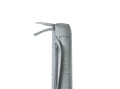 Set di 8 cuscini per sedie SASSARI PREMIUM 46 x 46 cm Grigio melange