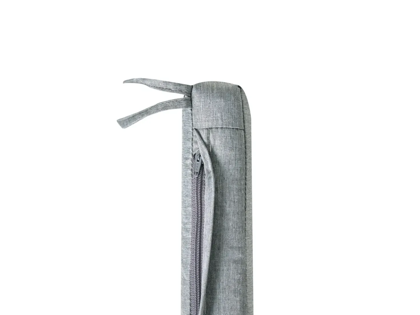 Set di 8 cuscini per sedie SASSARI PREMIUM 46 x 46 cm Grigio melange
