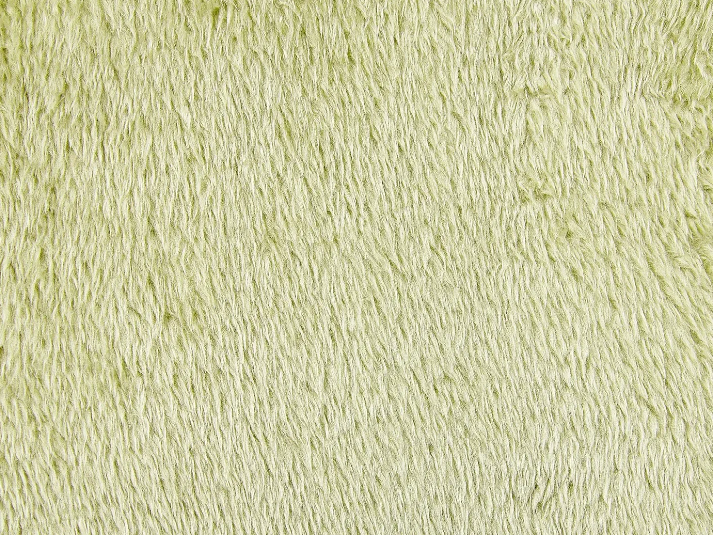 Set di 2 cuscini PILEA Finta pelliccia 45 x 45 cm Verde chiaro Tinta unita