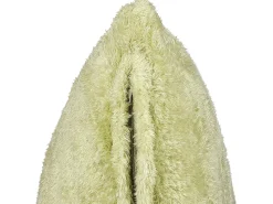 Set di 2 cuscini PILEA Finta pelliccia 45 x 45 cm Verde chiaro Tinta unita