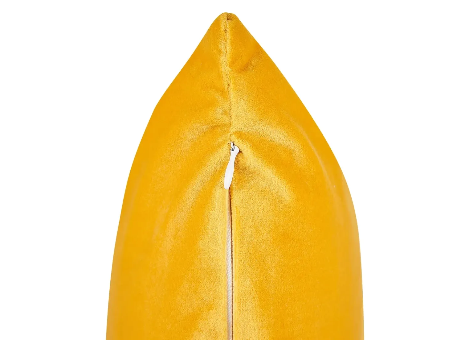 Set di 2 cuscini PINUS Velluto 45 x 45 cm Giallo Trama geometrica