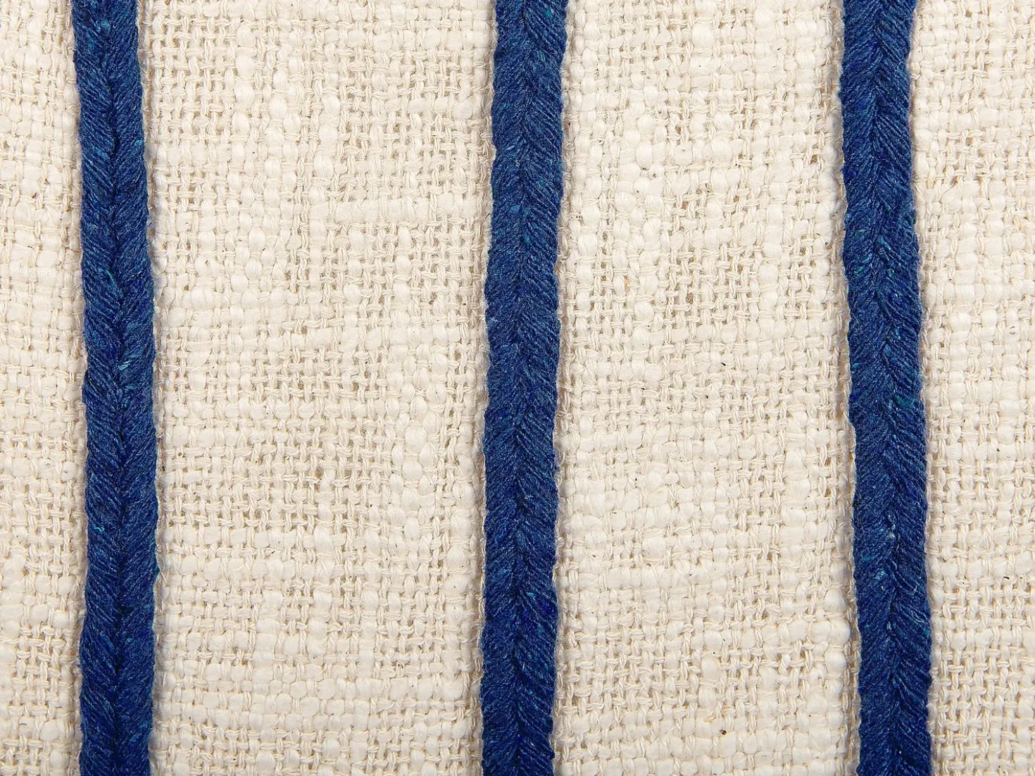 Set di 2 cuscini PLEIONE Cotone 45 x 45 cm Blu marino Trama geometrica