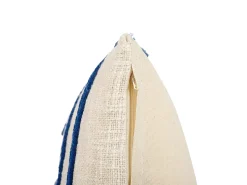 Set di 2 cuscini PLEIONE Cotone 45 x 45 cm Blu marino Trama geometrica