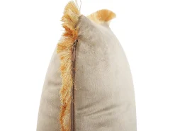 Set di 2 cuscini POTHOS Velluto 30 x 50 cm Beige Tinta unita