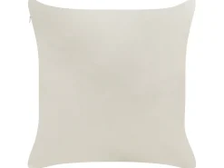 Set di 2 cuscini PRALINE Velluto 45 x 45 cm Bianco Modello natalizio