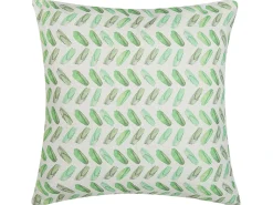 Set di 2 cuscini PRUNUS 45 x 45 cm Verde Trama astratta