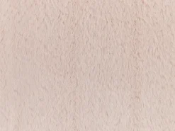 Set di 2 cuscini PUMILA Finta pelliccia 45 x 45 cm Rosa pastello Tinta unita