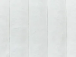 Set di 2 cuscini RAKYA Finta pelliccia 45 x 45 cm Bianco A strisce