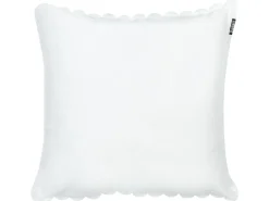 Set di 2 cuscini RAKYA Finta pelliccia 45 x 45 cm Bianco A strisce