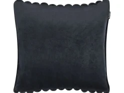 Set di 2 cuscini RAKYA Finta pelliccia 45 x 45 cm Nero A strisce