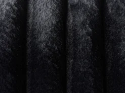 Set di 2 cuscini RAKYA Finta pelliccia 45 x 45 cm Nero A strisce