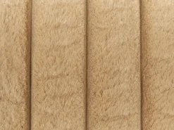 Set di 2 cuscini RAKYA Finta pelliccia 45 x 45 cm Marrone chiaro A strisce