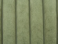 Set di 2 cuscini RAKYA Finta pelliccia 45 x 45 cm Verde A strisce