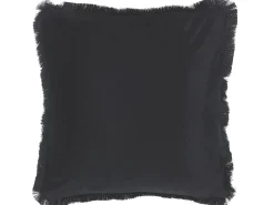 Set di 2 cuscini RAMTEK Velluto 45 x 45 cm Nero Trama animale