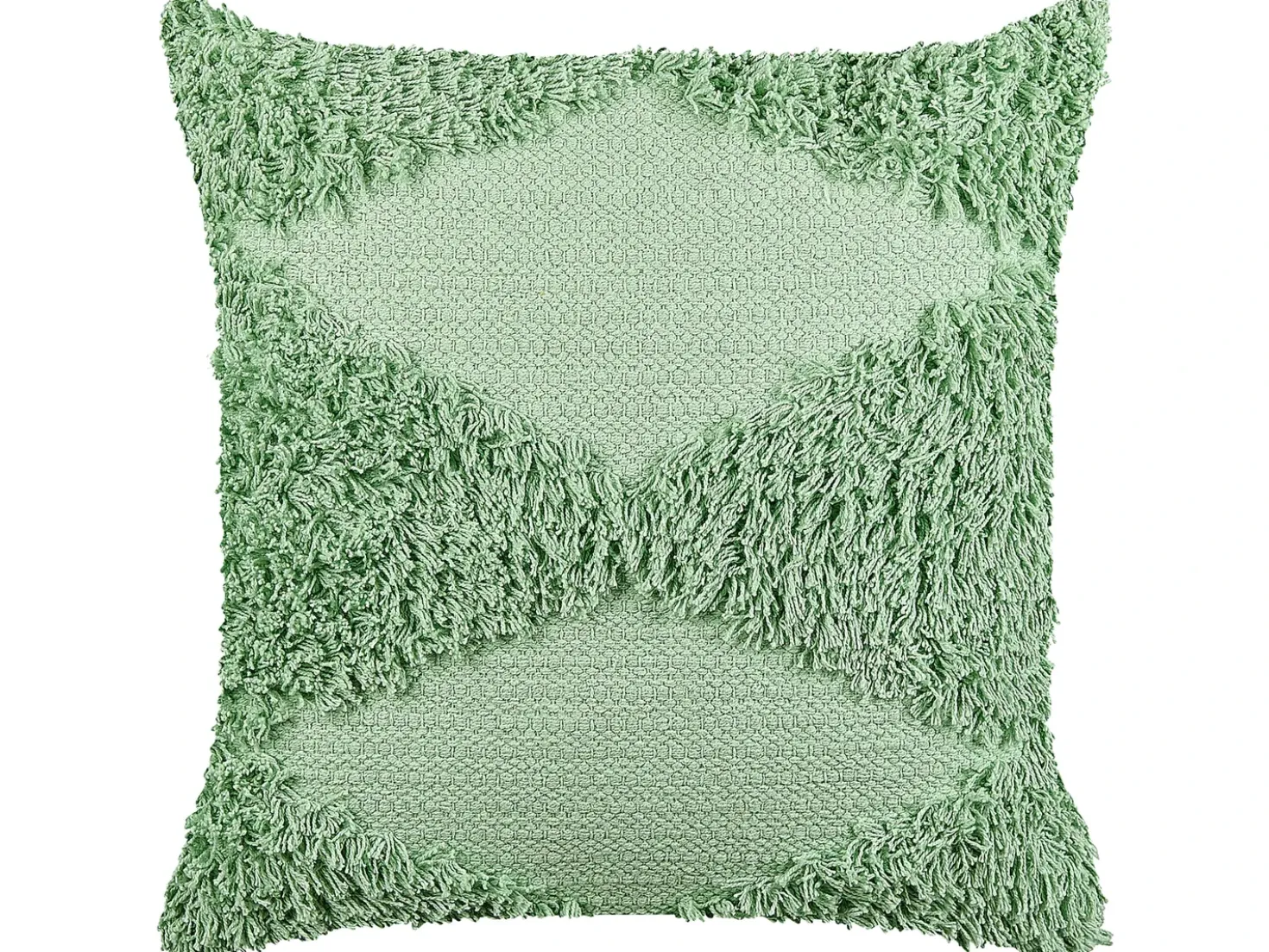 Set di 2 cuscini RHOEO Cotone 45 x 45 cm Verde chiaro