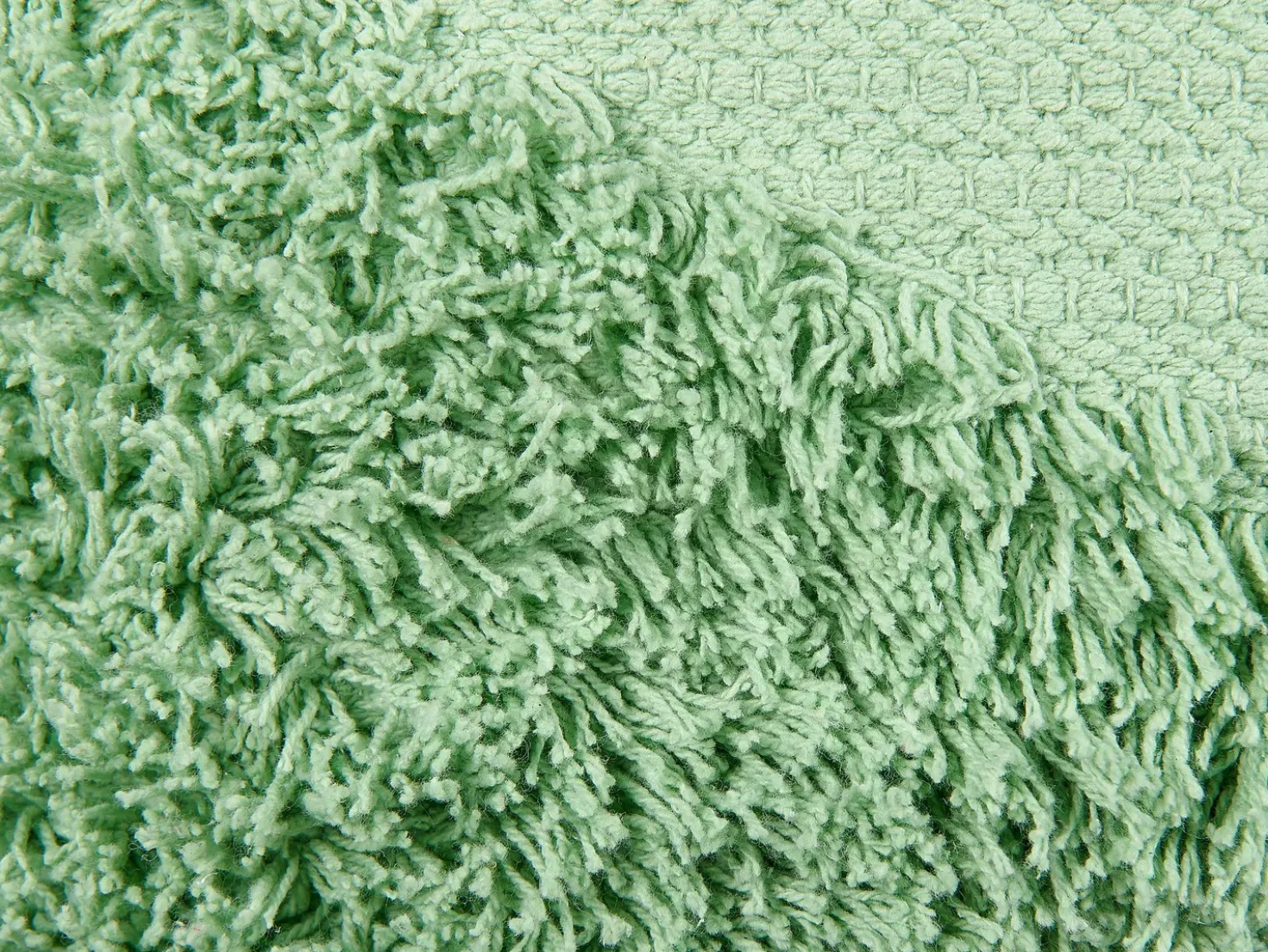 Set di 2 cuscini RHOEO Cotone 45 x 45 cm Verde chiaro