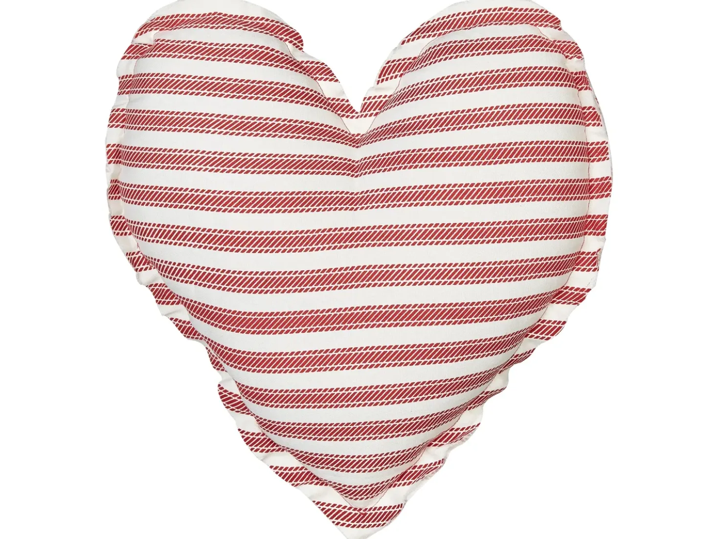 Set di 2 cuscini RUBIA Cotone 45 x 45 cm Rosso A strisce