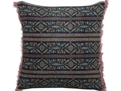 Set di 2 cuscini RUTA Velluto 45 x 45 cm Multicolore Trama floreale
