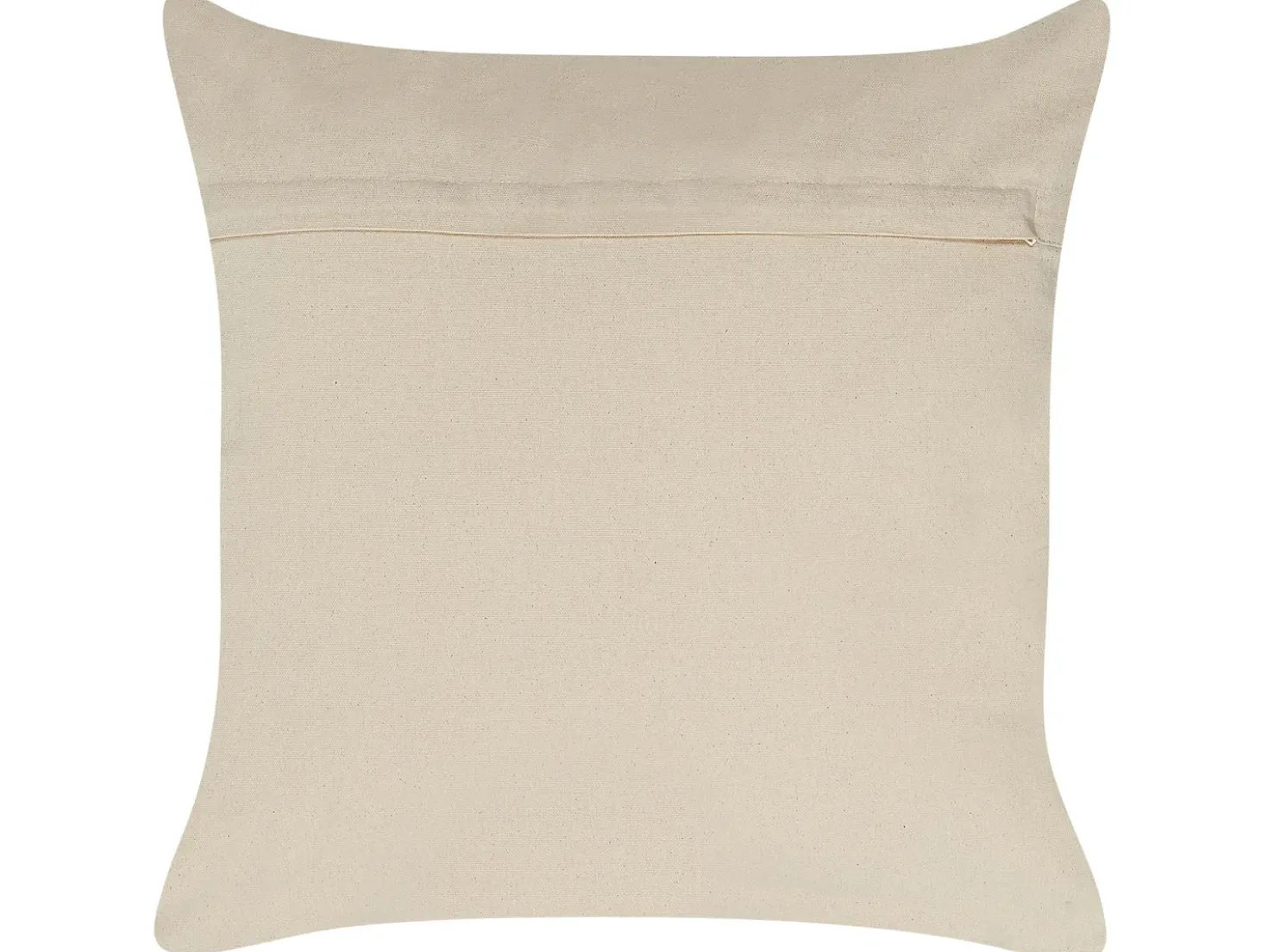 Set di 2 cuscini SAFI Cotone 50 x 50 cm Blu Trama geometrica