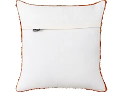 Set di 2 cuscini SAGENIA Cotone 45 x 45 cm Arancione Trama astratta