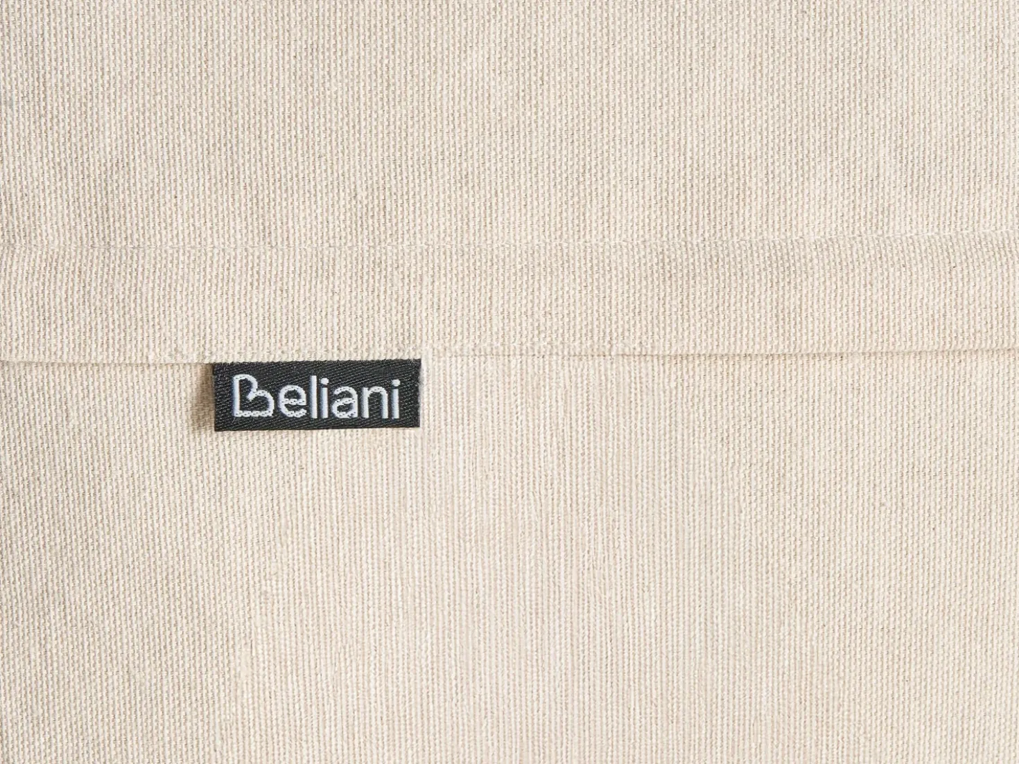 Set di 2 cuscini SARACA Cotone 45 x 45 cm Nero/Beige Trama geometrica