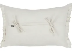 Set di 2 cuscini SASSAFRAS Lino 30 x 45 cm Bianco sporco Tinta unita