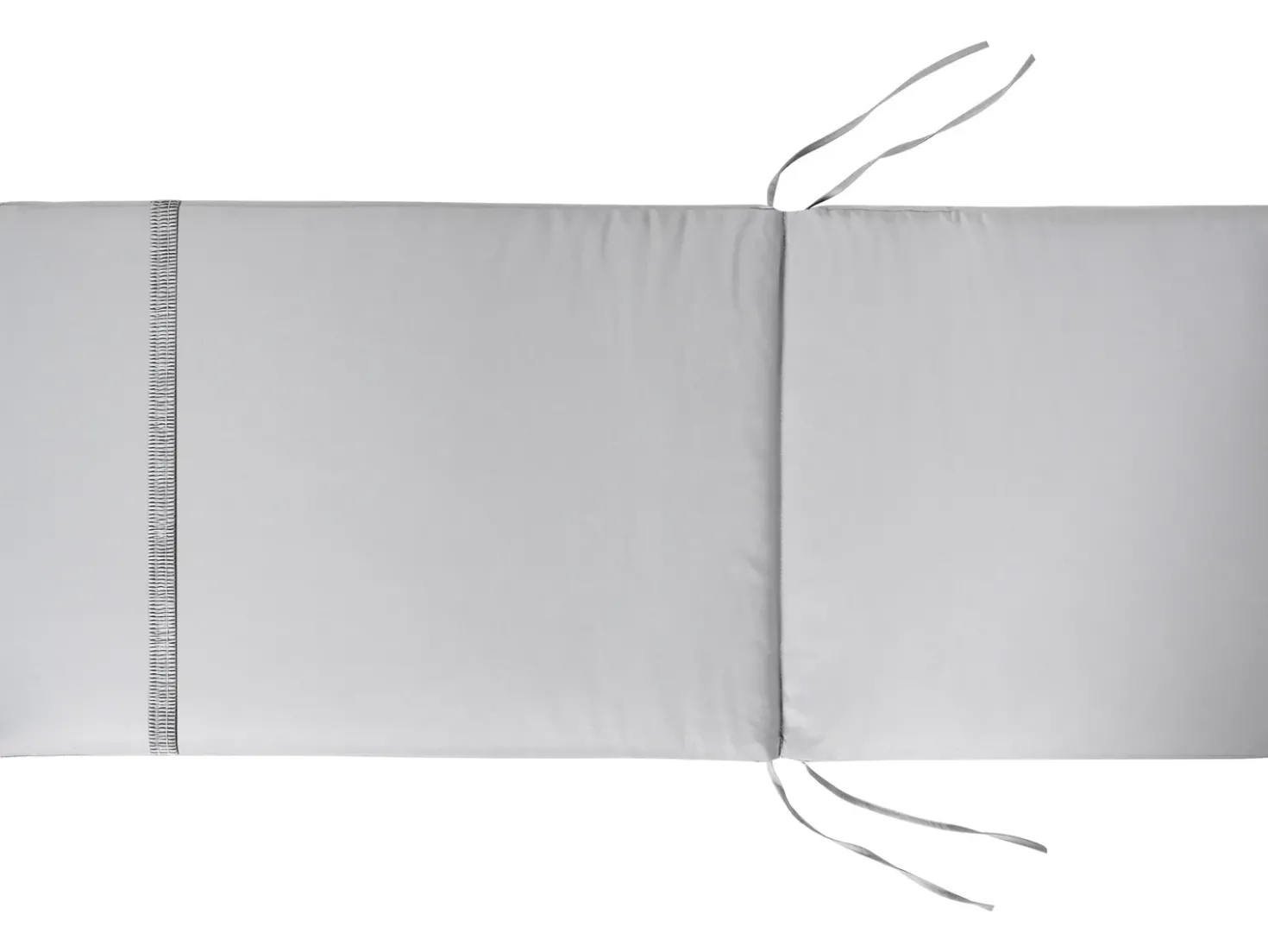 Set di 6 cuscini schienale/seduta JAVA/AMANTEA PREMIUM 50 x 71 cm Grigio chiaro