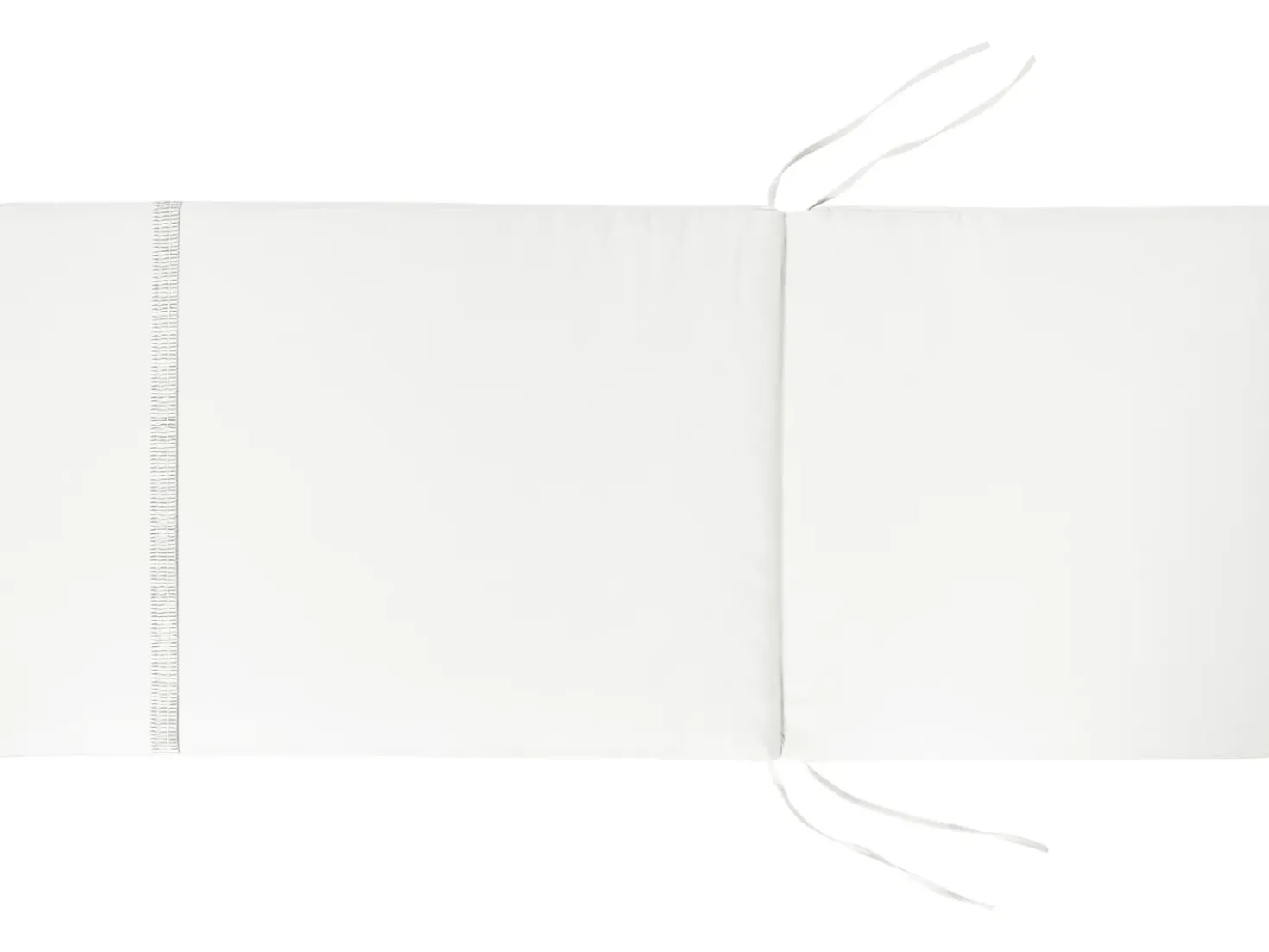 Set di 2 cuscini Schiena/Seduta JAVA/AMANTEA PREMIUM 50 x 71 cm Bianco sporco