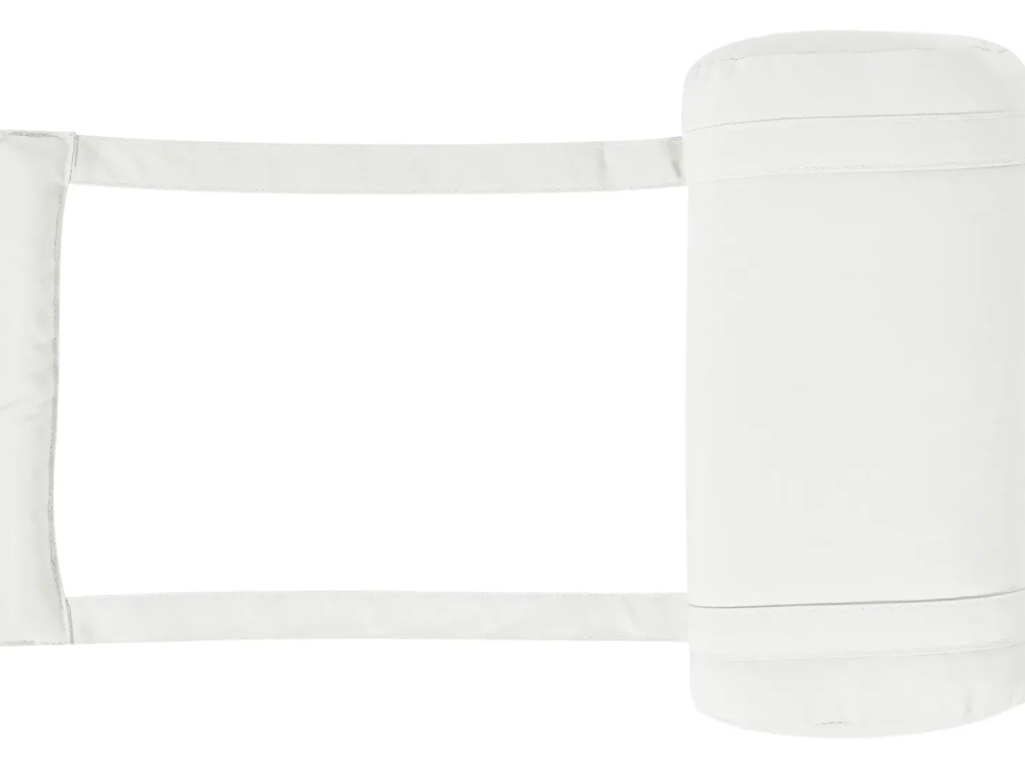 Set di 2 cuscini Schiena/Seduta JAVA/AMANTEA PREMIUM 50 x 71 cm Bianco sporco