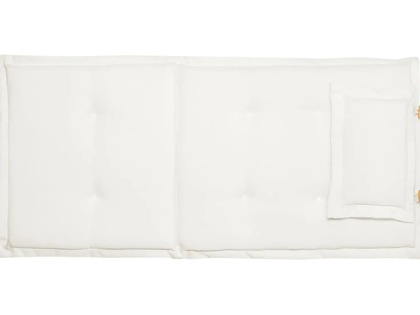 Set di 6 Cuscini Schiena/Seduta JAVA/AMANTEA 50 x 70 cm Bianco sporco