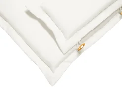 Set di 6 Cuscini Schiena/Seduta JAVA/AMANTEA 50 x 70 cm Bianco sporco