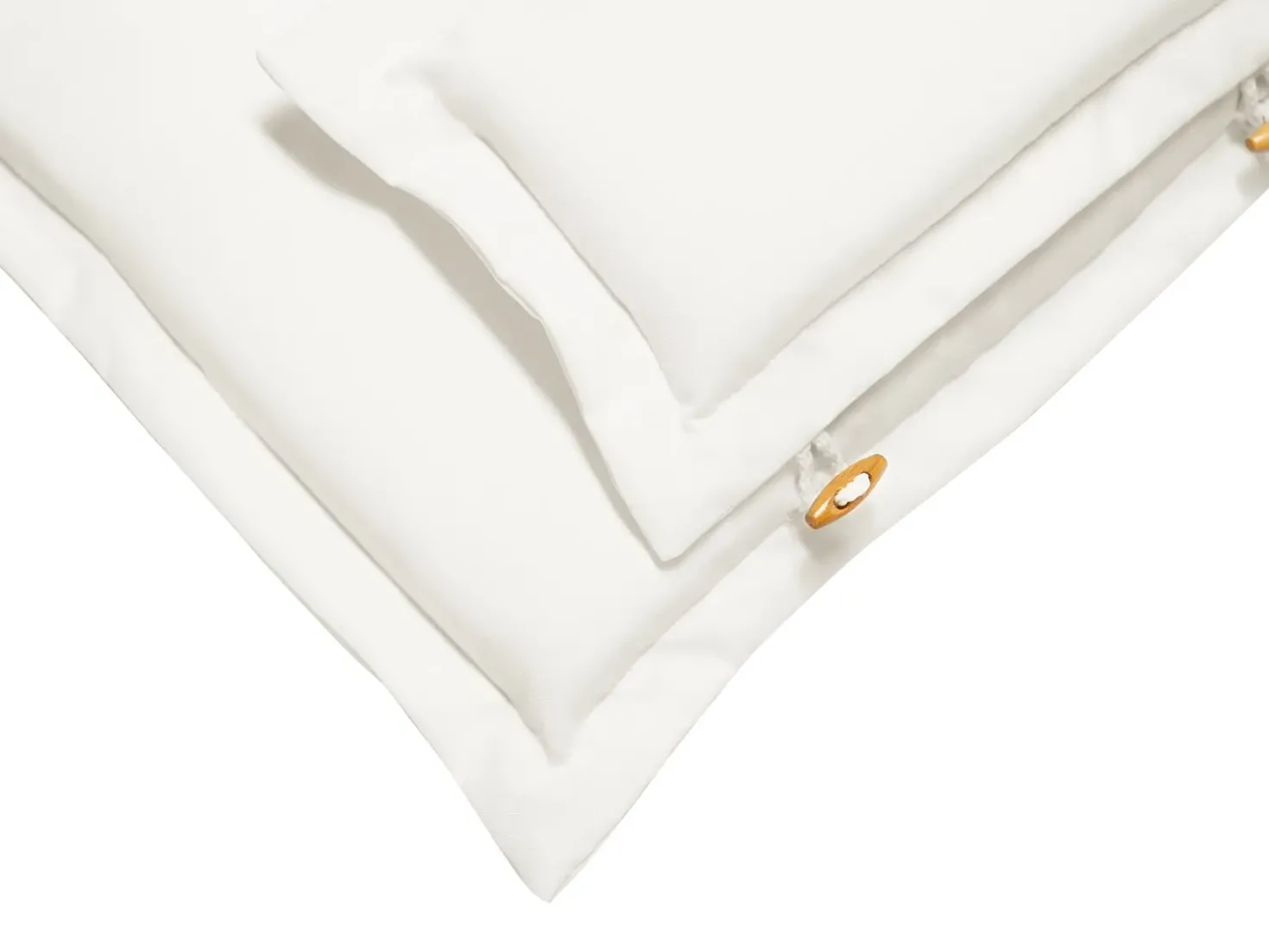 Set di 6 Cuscini Schiena/Seduta JAVA/AMANTEA 50 x 70 cm Bianco sporco