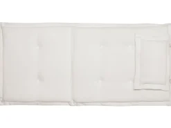 Set di 8 Cuscini Schiena/Seduta MAUI 40 x 54 cm Bianco sporco