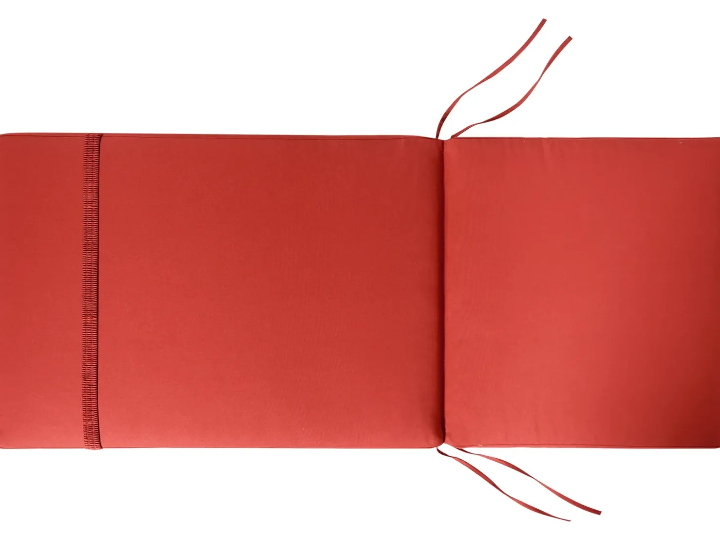 Set di 2 cuscini Schiena/Seduta JAVA/AMANTEA PREMIUM 50 x 71 cm Rosso