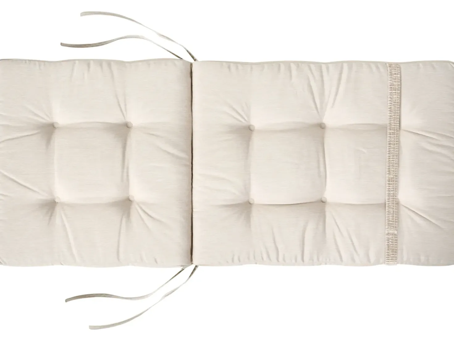 Set di 2 cuscini Schiena/Seduta MAUI PREMIUM Beige chiaro