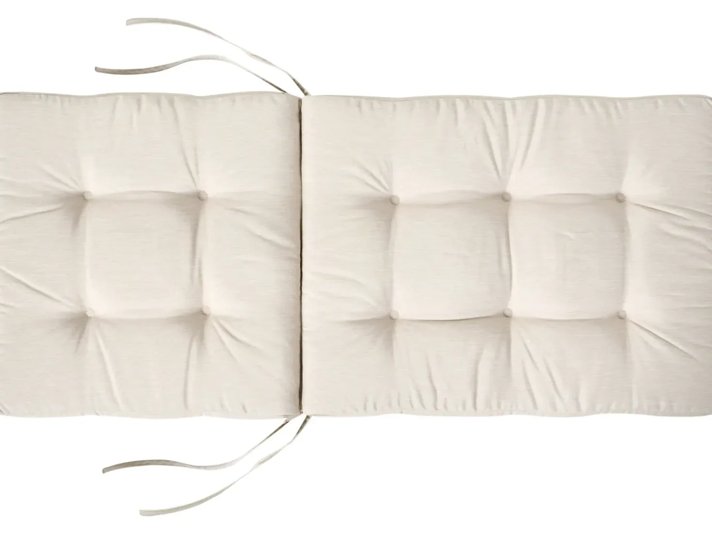 Set di 2 cuscini Schiena/Seduta MAUI PREMIUM Beige chiaro