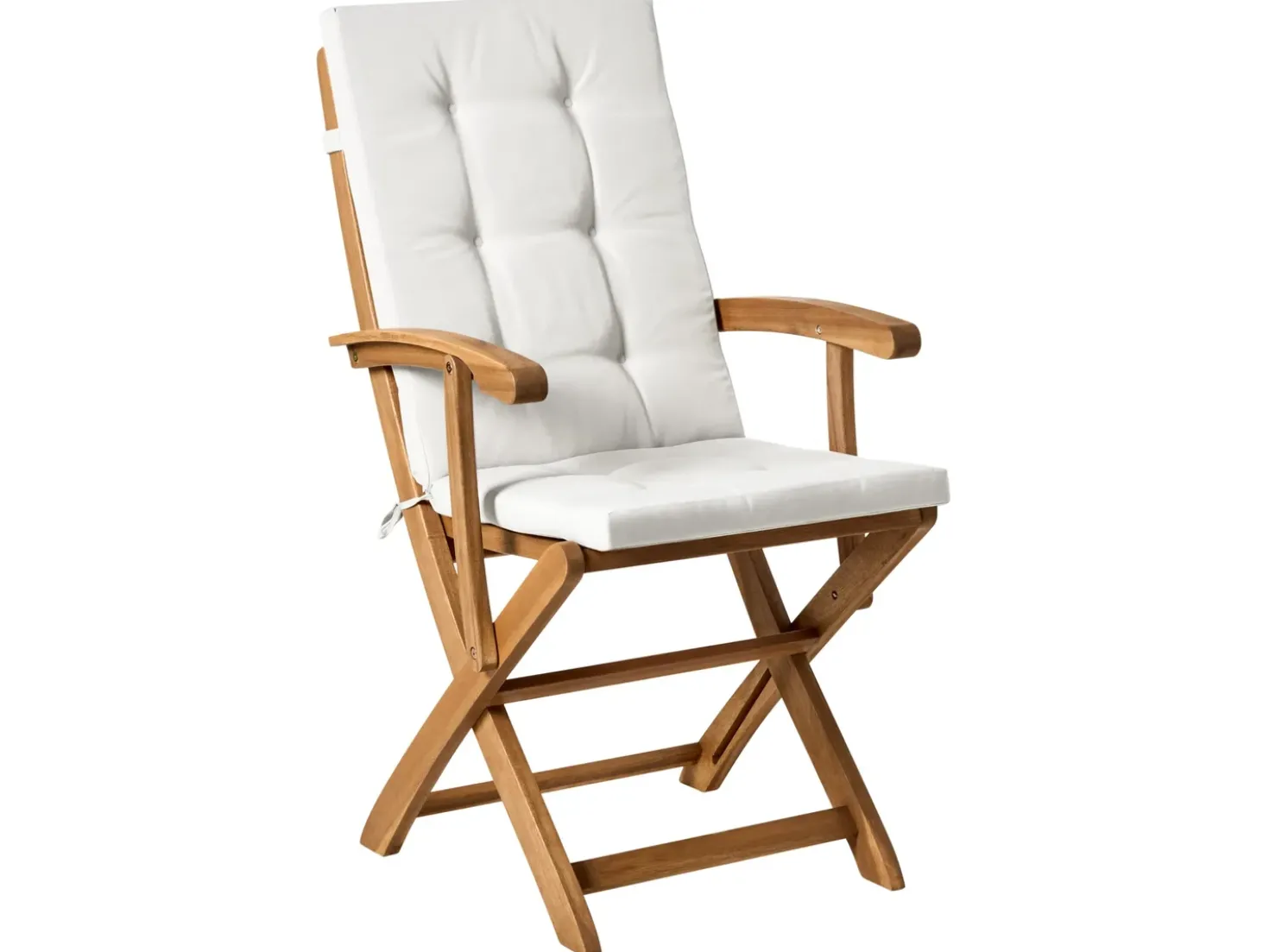 Set di 2 cuscini Schiena/Seduta MAUI PREMIUM Bianco sporco